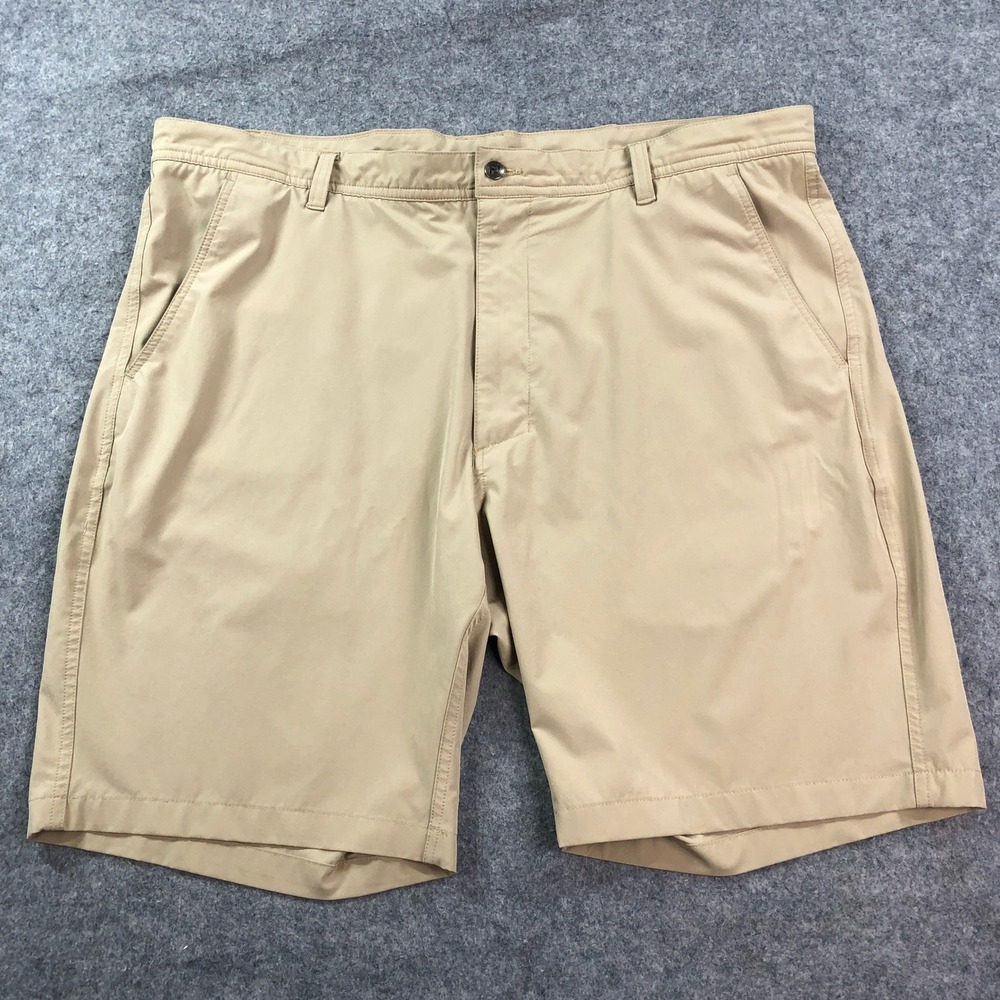Footjoy Mens Shorts 40x9 Khaki Golf Country Club Performance Stretch Polyester